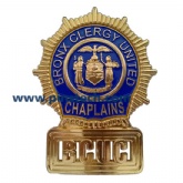 Curved Police Badge,BCUC Badge
